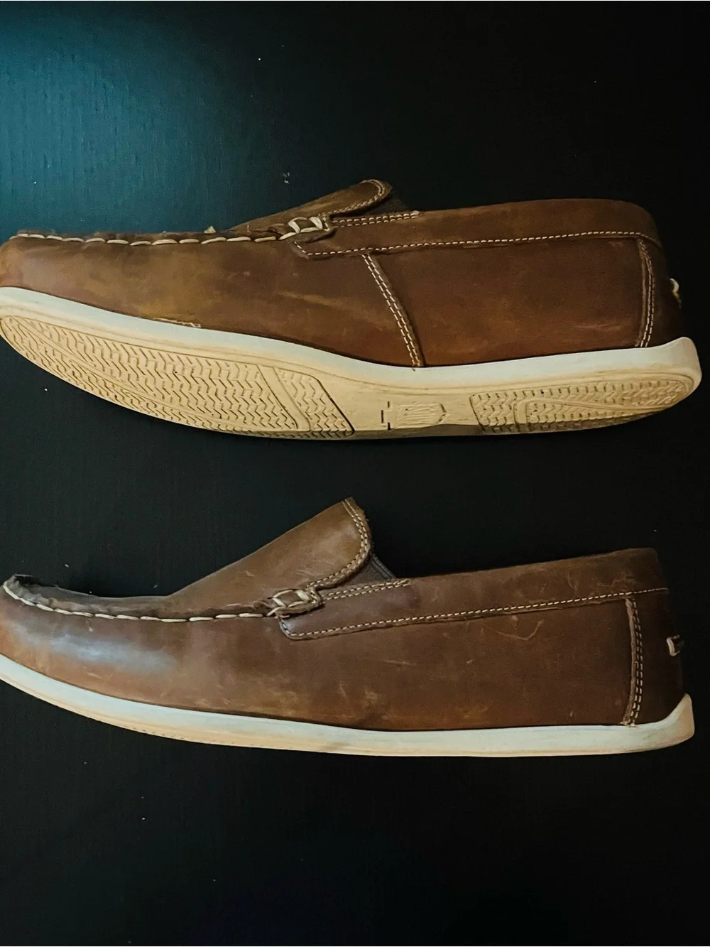 Florsheim Brown Kids Moccasin Slip-Ons